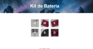 Prévia do projeto Drum Kit