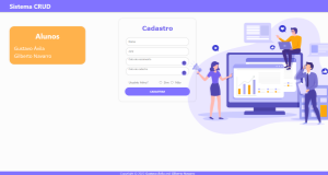 Prévia do projeto Sistema de Cadastro
